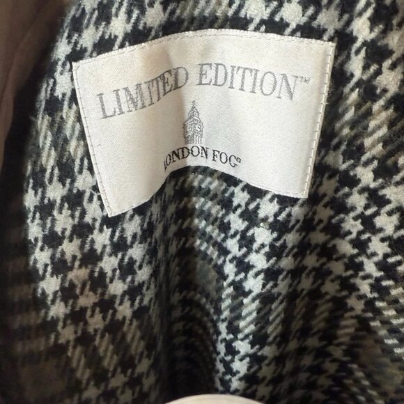 London Fog Limited Edition VTG Trench Coat Womens 8 Petite Brown Overcoat - Picture 5 of 9